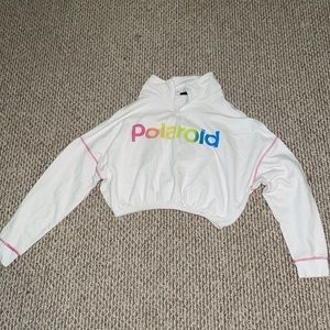 Polaroid Cropped Sweater